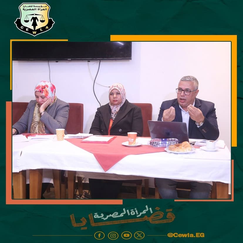 من ندوة مركز قضايا المرأة بالتعاون مع نقابة المحامين سوهاج ديسمبر ٢٠٢٥